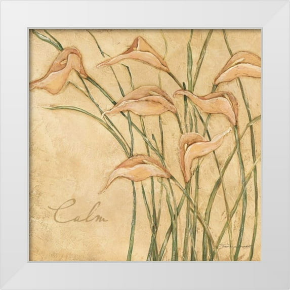 Marrott, Stephanie 15x15 White Modern Wood Framed Museum Art Print Titled - Calm