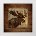 thumbnail image 1 of Marrott, Stephanie 15x15 White Modern Wood Framed Museum Art Print Titled - Moose Portrait, 1 of 4