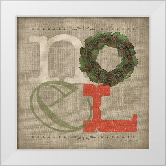 Marrott, Stephanie 15x15 White Modern Wood Framed Museum Art Print Titled - Noel