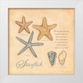 thumbnail image 1 of Marrott, Stephanie 15x15 White Modern Wood Framed Museum Art Print Titled - Starfish, 1 of 4