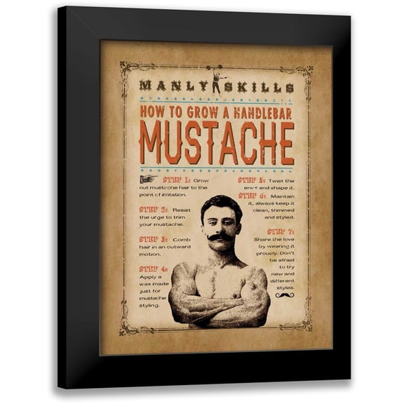 Marrott, Stephanie 15x18 Black Modern Framed Museum Art Print Titled - Manly Skills II