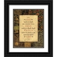 thumbnail image 1 of Marrott, Stephanie 15x18 Black Ornate Wood Framed with Double Matting Museum Art Print Titled - Knock, 1 of 4