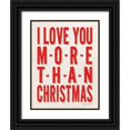 thumbnail image 1 of Marrott, Stephanie 15x18 Black Ornate Wood Framed with Double Matting Museum Art Print Titled - Love You More, 1 of 4