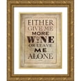 thumbnail image 1 of Marrott, Stephanie 15x18 Gold Ornate Wood Framed with Double Matting Museum Art Print Titled - More Wine, 1 of 4