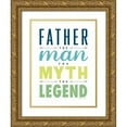 thumbnail image 1 of Marrott, Stephanie 15x18 Gold Ornate Wood Framed with Double Matting Museum Art Print Titled - The Legend II, 1 of 4