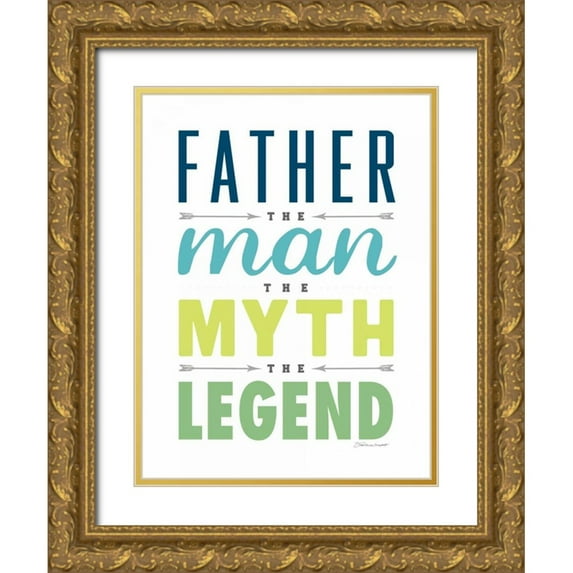 Marrott, Stephanie 15x18 Gold Ornate Wood Framed with Double Matting Museum Art Print Titled - The Legend II