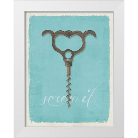 Marrott, Stephanie 15x18 White Modern Wood Framed Museum Art Print Titled - Screw It
