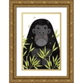 thumbnail image 1 of Marrott, Stephanie 17x24 Gold Ornate Wood Framed with Double Matting Museum Art Print Titled - Gorilla, 1 of 4