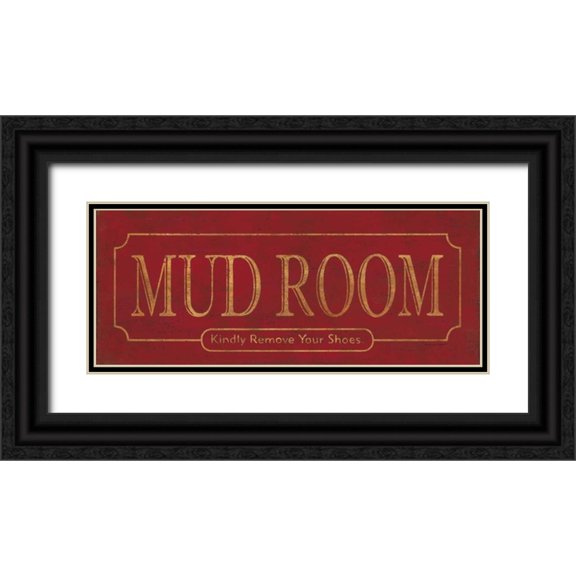 Marrott, Stephanie 18x10 Black Ornate Wood Framed with Double Matting Museum Art Print Titled - Mud Room