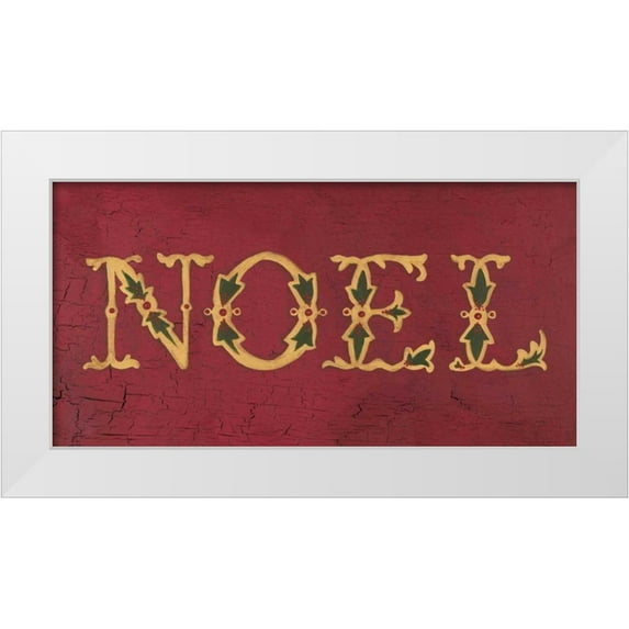 Marrott, Stephanie 18x11 White Modern Wood Framed Museum Art Print Titled - Noel