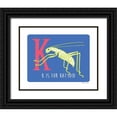 thumbnail image 1 of Marrott, Stephanie 18x15 Black Ornate Wood Framed with Double Matting Museum Art Print Titled - K is For Katydid, 1 of 4