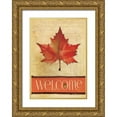 thumbnail image 1 of Marrott, Stephanie 18x24 Gold Ornate Wood Framed with Double Matting Museum Art Print Titled - Maple in Fall II, 1 of 4