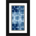 thumbnail image 1 of Marrott, Stephanie 18x32 Black Ornate Wood Framed with Double Matting Museum Art Print Titled - Indigo Panel II, 1 of 4
