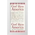 thumbnail image 1 of Marrott, Stephanie 18x32 White Modern Wood Framed Museum Art Print Titled - Bless America, 1 of 4