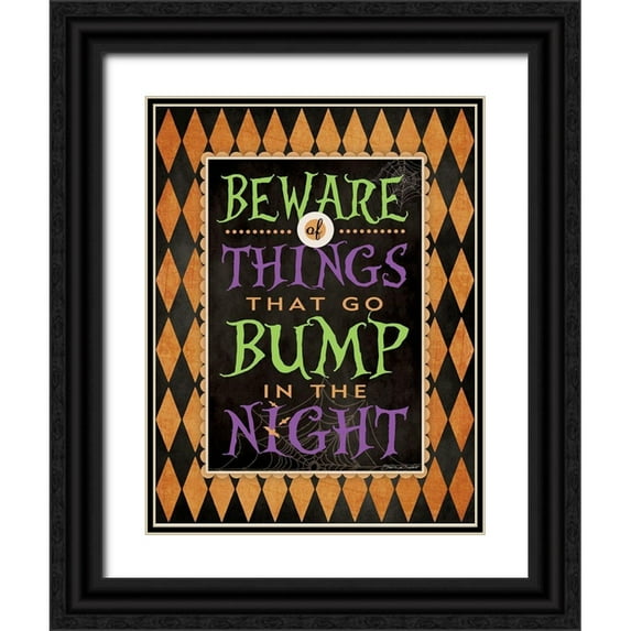 Marrott, Stephanie 19x24 Black Ornate Wood Framed with Double Matting Museum Art Print Titled - Beware