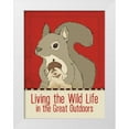 thumbnail image 1 of Marrott, Stephanie 19x24 White Modern Wood Framed Museum Art Print Titled - Wild Squirrel, 1 of 4