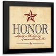 thumbnail image 1 of Marrott, Stephanie 20x20 Black Modern Framed Museum Art Print Titled - Honor, 1 of 5