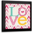 thumbnail image 1 of Marrott, Stephanie 20x20 Black Modern Framed Museum Art Print Titled - Playroom Love I, 1 of 5