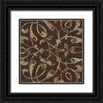 thumbnail image 1 of Marrott, Stephanie 20x20 Black Ornate Wood Framed with Double Matting Museum Art Print Titled - Accent in Silver II, 1 of 4