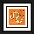 thumbnail image 1 of Marrott, Stephanie 20x20 Black Ornate Wood Framed with Double Matting Museum Art Print Titled - N is For Nightcrawler, 1 of 4