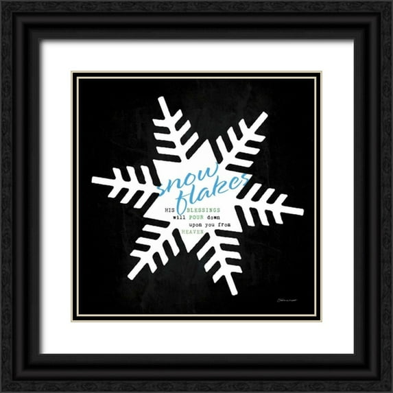 Marrott, Stephanie 20x20 Black Ornate Wood Framed with Double Matting Museum Art Print Titled - Pour Down