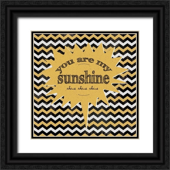 Marrott, Stephanie 20x20 Black Ornate Wood Framed with Double Matting Museum Art Print Titled - Sunshine