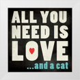 thumbnail image 1 of Marrott, Stephanie 20x20 White Modern Wood Framed Museum Art Print Titled - All You Need - Cat, 1 of 4