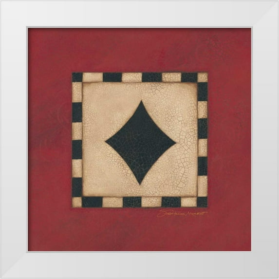 Marrott, Stephanie 20x20 White Modern Wood Framed Museum Art Print Titled - Diamond