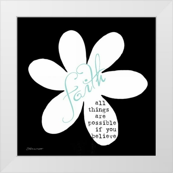 Marrott, Stephanie 20x20 White Modern Wood Framed Museum Art Print Titled - Faith