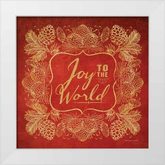 Marrott, Stephanie 20x20 White Modern Wood Framed Museum Art Print Titled - Joy to the World