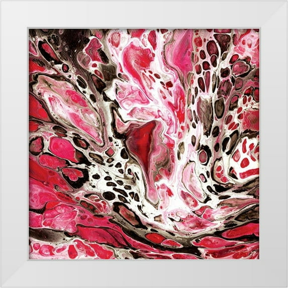 Marrott, Stephanie 20x20 White Modern Wood Framed Museum Art Print Titled - Red Riot