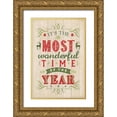 thumbnail image 1 of Marrott, Stephanie 23x32 Gold Ornate Wood Framed with Double Matting Museum Art Print Titled - The Most Wonderful, 1 of 4