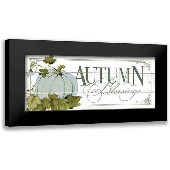 Marrott, Stephanie 24x12 Black Modern Framed Museum Art Print Titled - Autumn Welcome