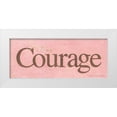 thumbnail image 1 of Marrott, Stephanie 24x12 White Modern Wood Framed Museum Art Print Titled - Have Courage, 1 of 4