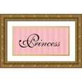 thumbnail image 1 of Marrott, Stephanie 24x14 Gold Ornate Wood Framed with Double Matting Museum Art Print Titled - Princess, 1 of 4