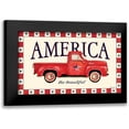thumbnail image 1 of Marrott, Stephanie 24x16 Black Modern Framed Museum Art Print Titled - America, 1 of 5