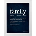 thumbnail image 1 of Marrott, Stephanie 25x32 White Modern Wood Framed Museum Art Print Titled - Family In Blue, 1 of 4