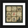 thumbnail image 1 of Marrott, Stephanie 26x26 Black Ornate Wood Framed with Double Matting Museum Art Print Titled - Listen to Your Heart, 1 of 4
