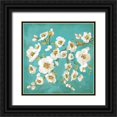 thumbnail image 1 of Marrott, Stephanie 26x26 Black Ornate Wood Framed with Double Matting Museum Art Print Titled - Spring Blossoms II, 1 of 4