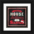 thumbnail image 1 of Marrott, Stephanie 26x26 Black Ornate Wood Framed with Double Matting Museum Art Print Titled - This House Chalk, 1 of 4