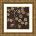 thumbnail image 1 of Marrott, Stephanie 26x26 Gold Ornate Wood Framed with Double Matting Museum Art Print Titled - Aspen Shimmer II, 1 of 4