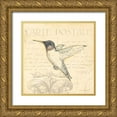 thumbnail image 1 of Marrott, Stephanie 26x26 Gold Ornate Wood Framed with Double Matting Museum Art Print Titled - Bird III, 1 of 4