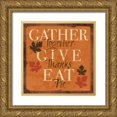 thumbnail image 1 of Marrott, Stephanie 26x26 Gold Ornate Wood Framed with Double Matting Museum Art Print Titled - Gather Together, 1 of 4
