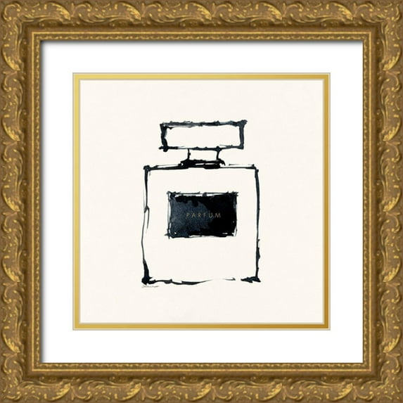 Marrott, Stephanie 26x26 Gold Ornate Wood Framed with Double Matting Museum Art Print Titled - Parfum