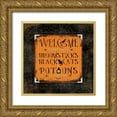 thumbnail image 1 of Marrott, Stephanie 26x26 Gold Ornate Wood Framed with Double Matting Museum Art Print Titled - Welcome, 1 of 4