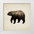 thumbnail image 1 of Marrott, Stephanie 26x26 White Modern Wood Framed Museum Art Print Titled - Forest Bear, 1 of 4