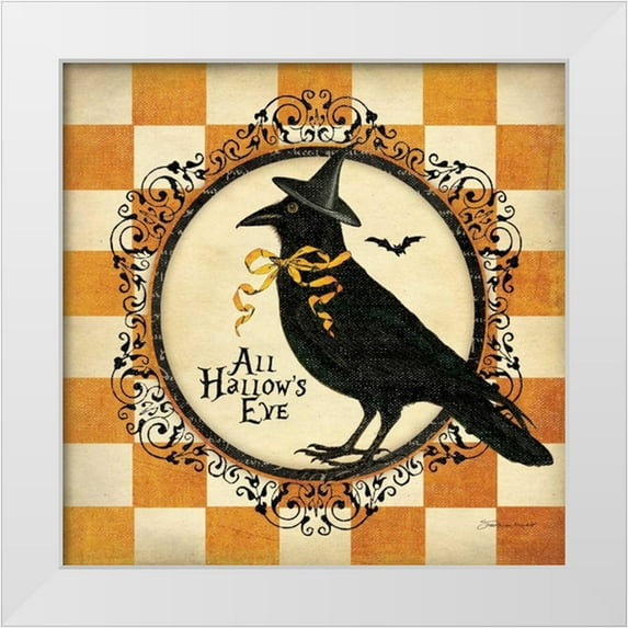 Marrott, Stephanie 26x26 White Modern Wood Framed Museum Art Print Titled - Its A Crow II