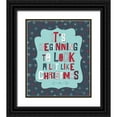 thumbnail image 1 of Marrott, Stephanie 26x30 Black Ornate Wood Framed with Double Matting Museum Art Print Titled - Look Like, 1 of 4