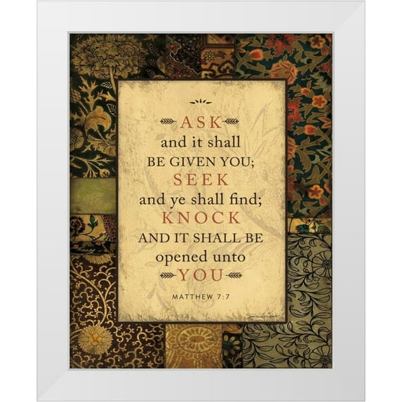 Marrott, Stephanie 26x32 White Modern Wood Framed Museum Art Print Titled - Knock