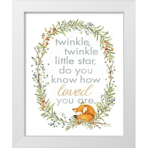 Marrott, Stephanie 26x32 White Modern Wood Framed Museum Art Print Titled - Twinkle Twinkle